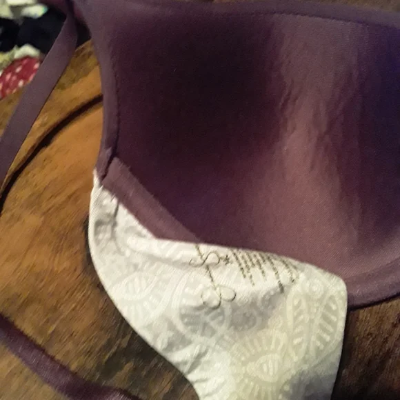 Jessica Simpson 34C Gorgeous Purple & Grey Padded underwire Beautiful Bra. - Picture 8 of 9